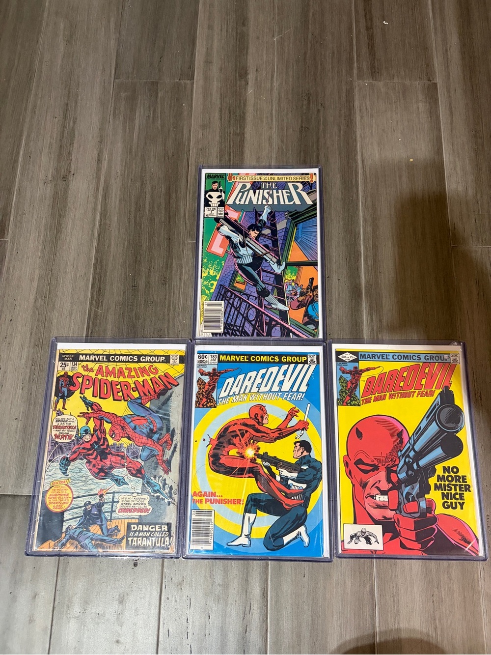 Marvel Vintage Comic Set - Red, Blue, Yellow, Green Covers